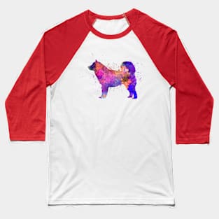 Alaskan Malamute  in watercolor Baseball T-Shirt